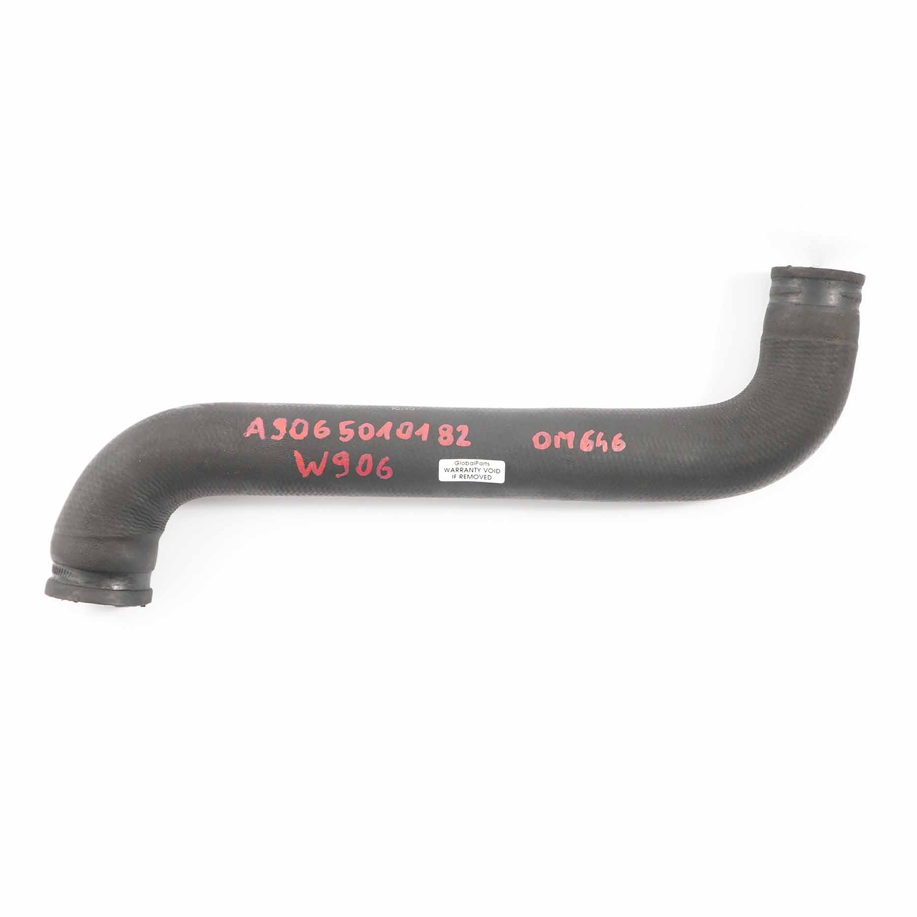 Tuyau de radiateur Mercedes Sprinter W906 Diesel Water Cooling Pipe A9065010182