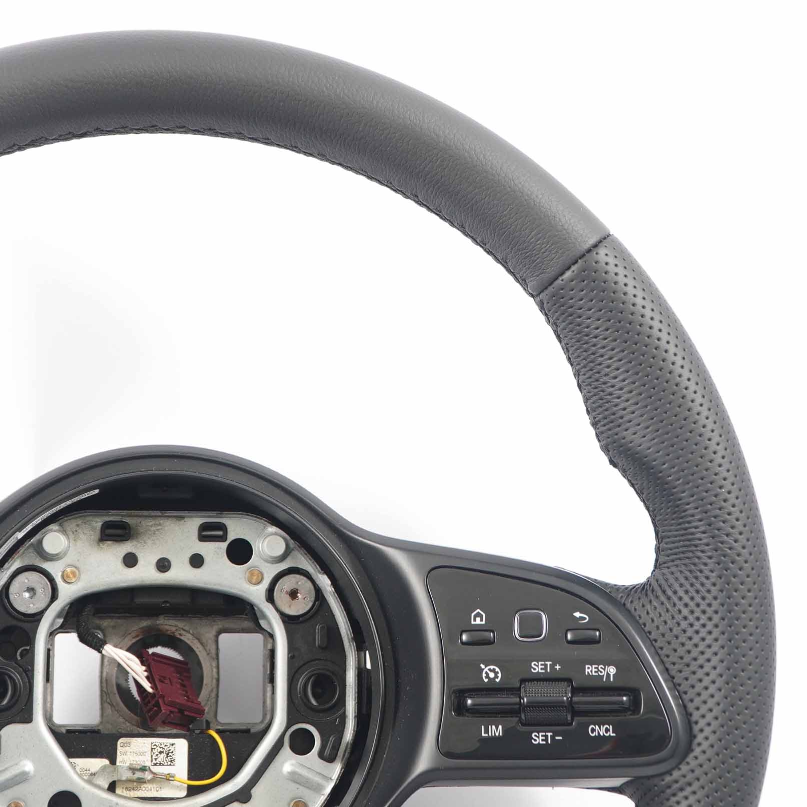 Mercedes W907 W910 NEW Black Leather Steering Wheel Multifunction A9074600802