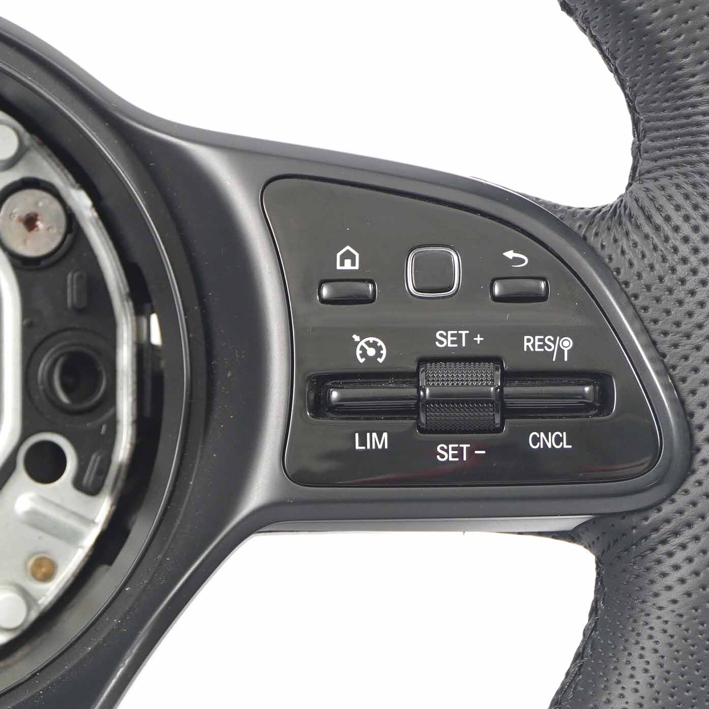 Mercedes W907 W910 NEW Black Leather Steering Wheel Multifunction A9074600802