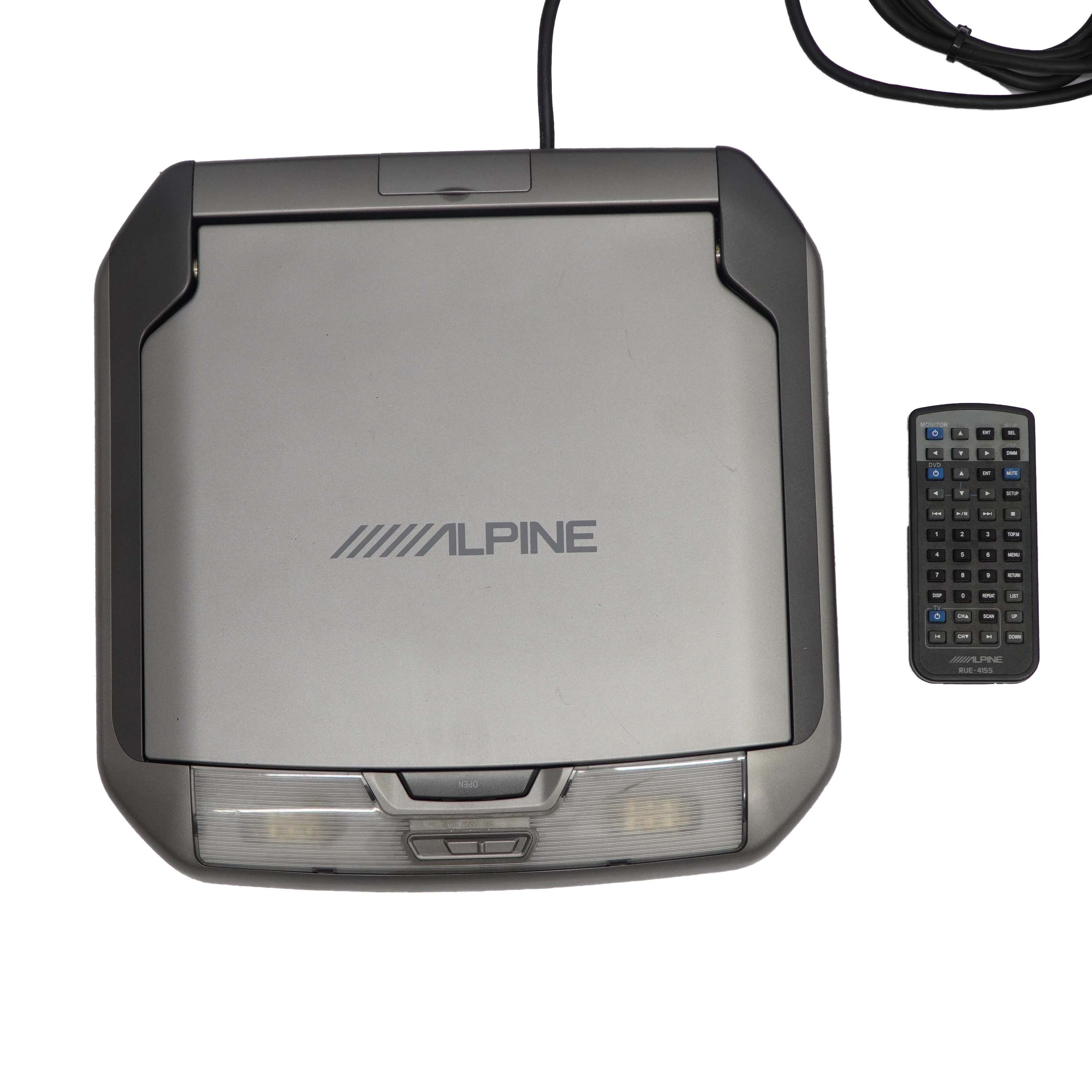 Alpine Overhead Mounted DVD VGA Monitor CD Changer Screen Kit Set