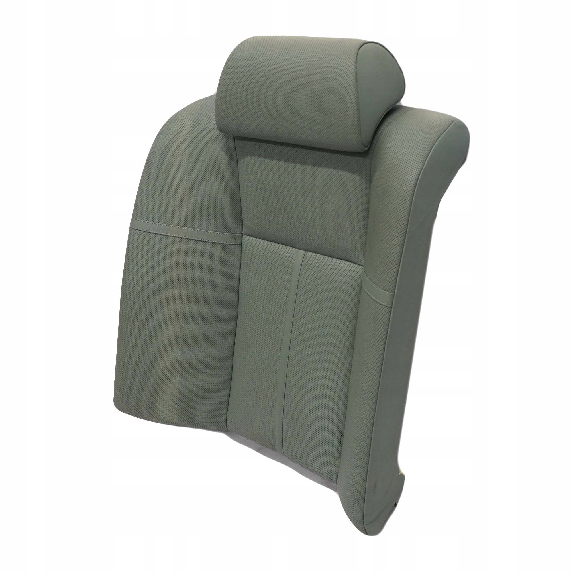 BMW 7 E65 E66 Rear Seat Right O/S Backrest Cover Climate Leather Nasca Green