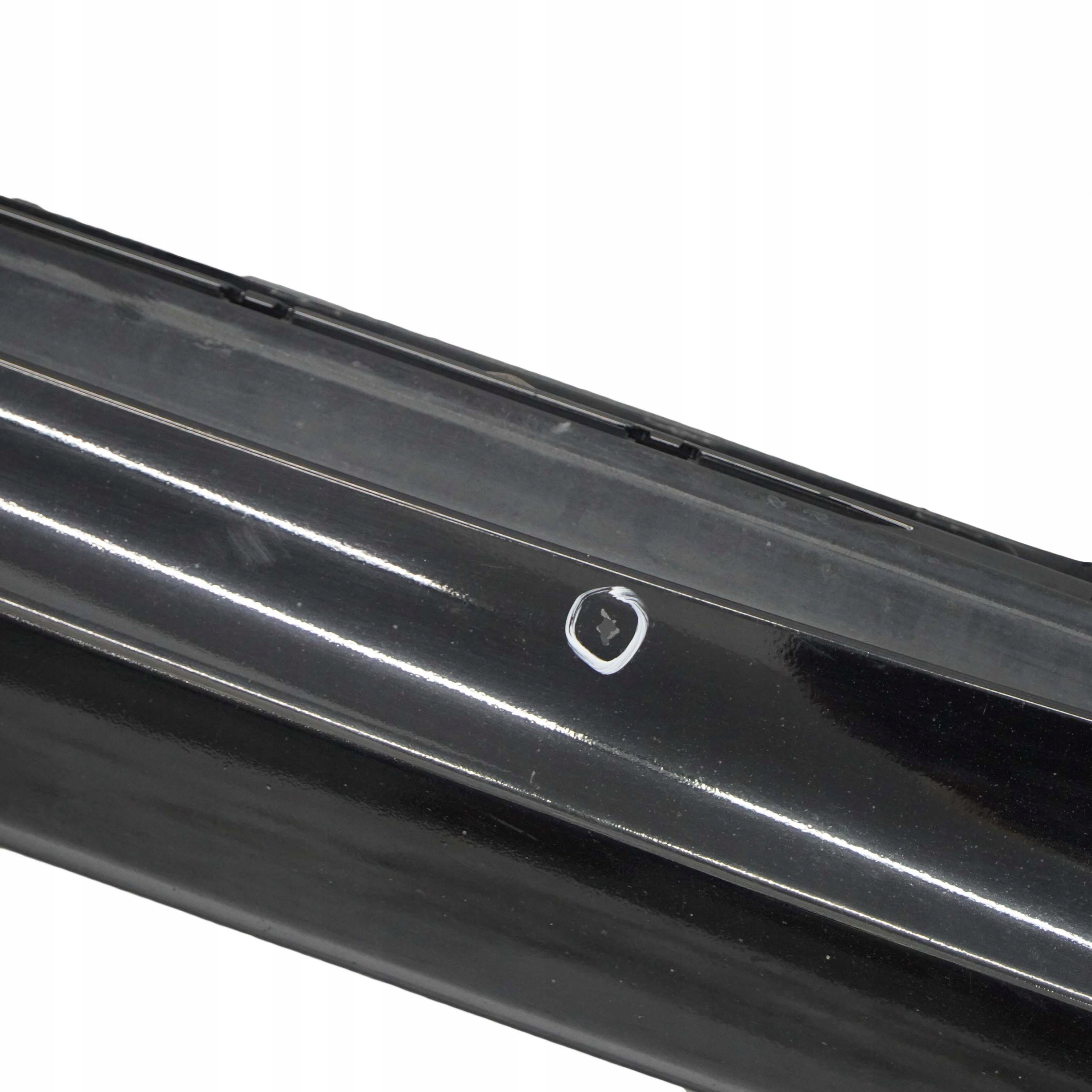 BMW E87 LCI Bas de Porte Couverture Seuil Droite Noir -