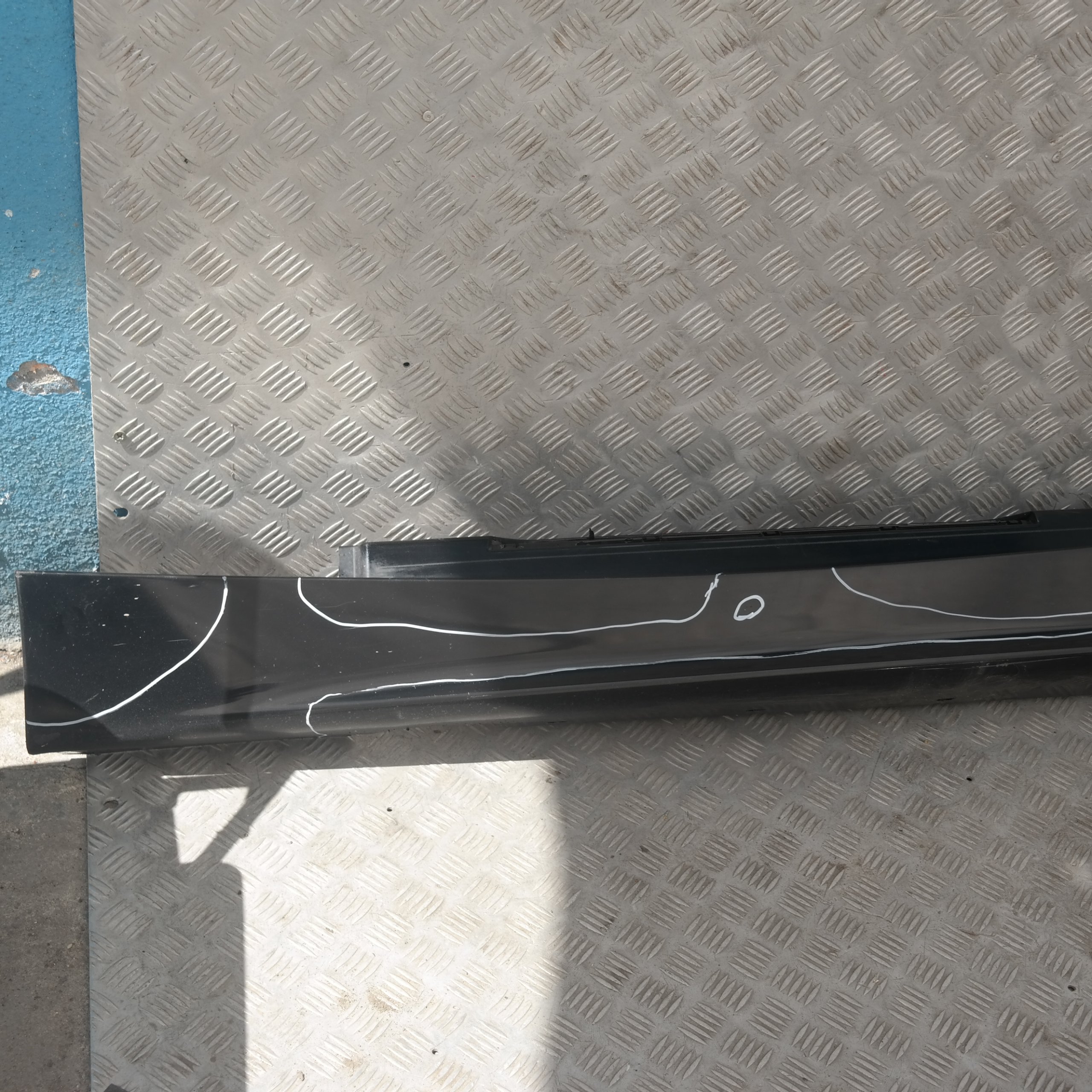 BMW 1 19 E87 Bas de Porte Couverture Seuil a Gauche Noir 2