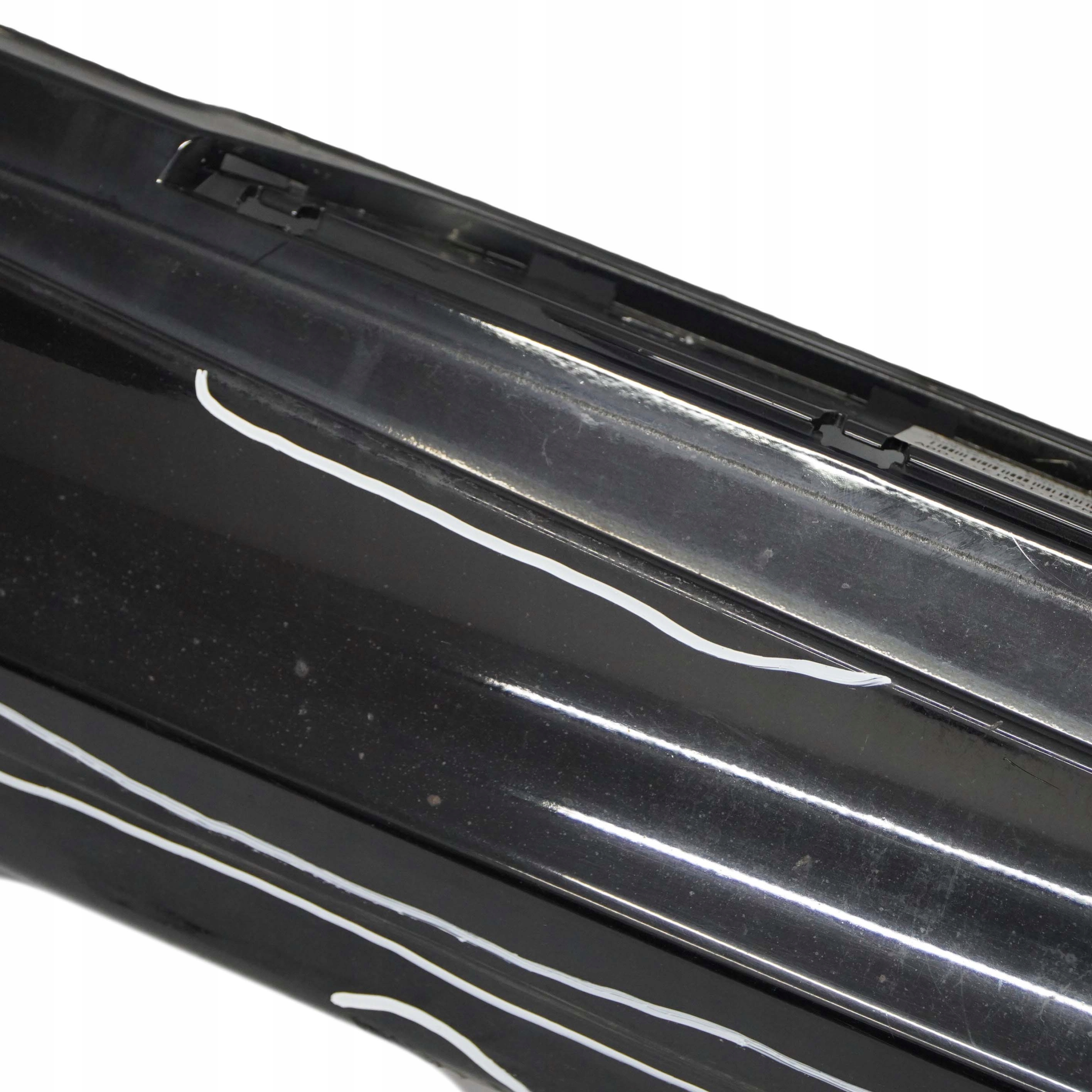 BMW E87 LCI Bas de Porte Couverture Seuil a Gauche Noir -