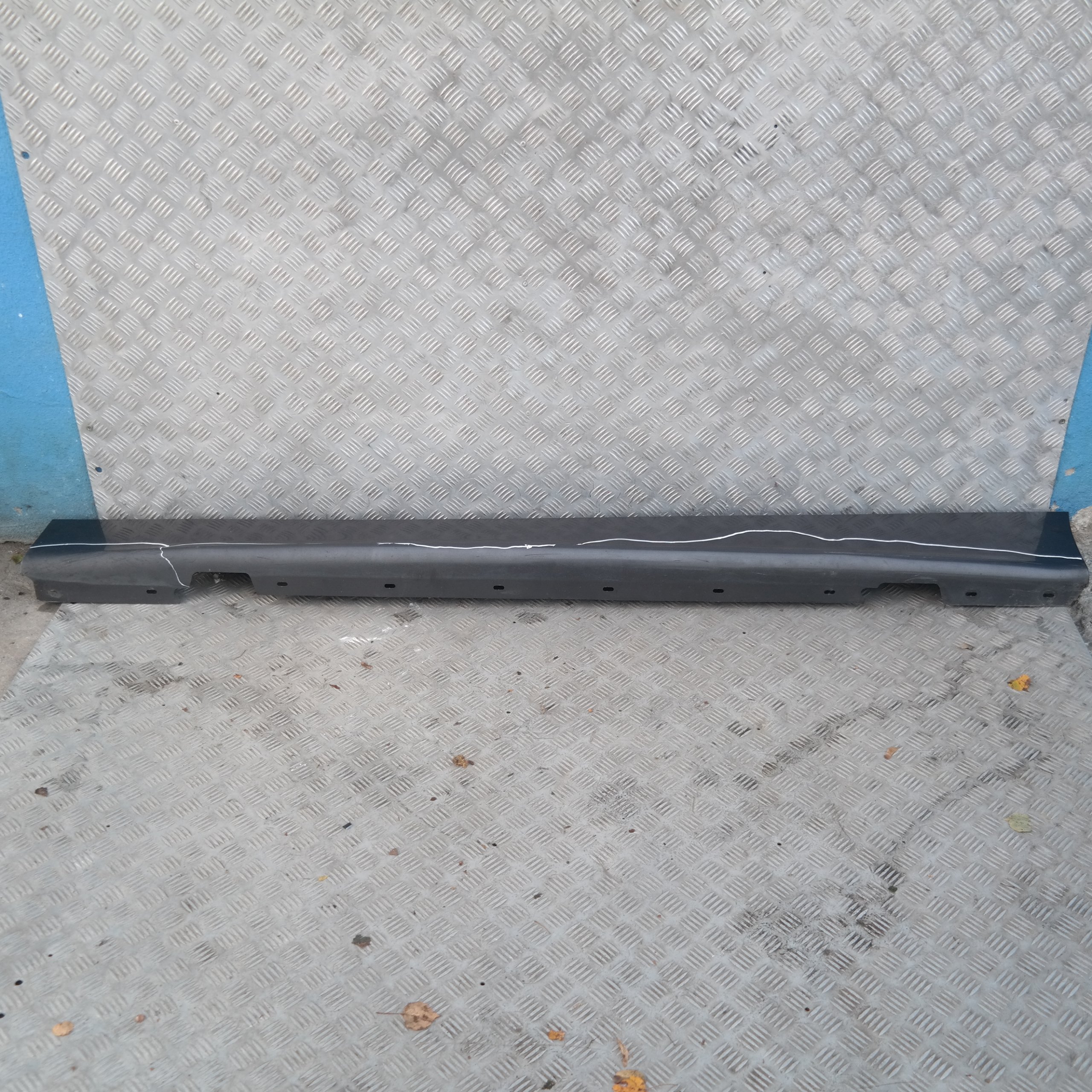 BMW 1 er E87 Bas de porte Couverture Seuil gauche petillant Graphite Metallique