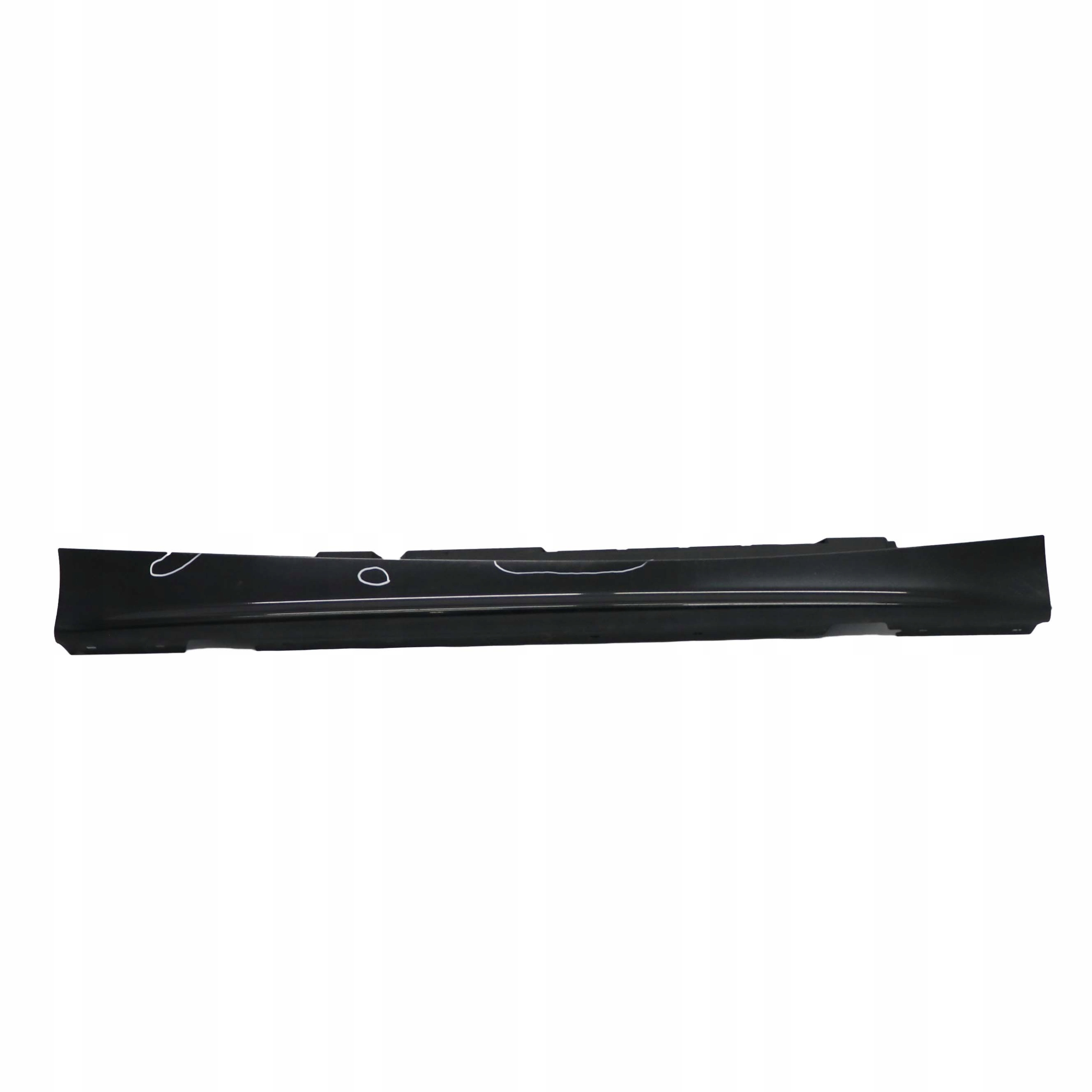 BMW 1 E87 2 Bas de Porte Couverture Seuil Droite Noir Sapphire - 475