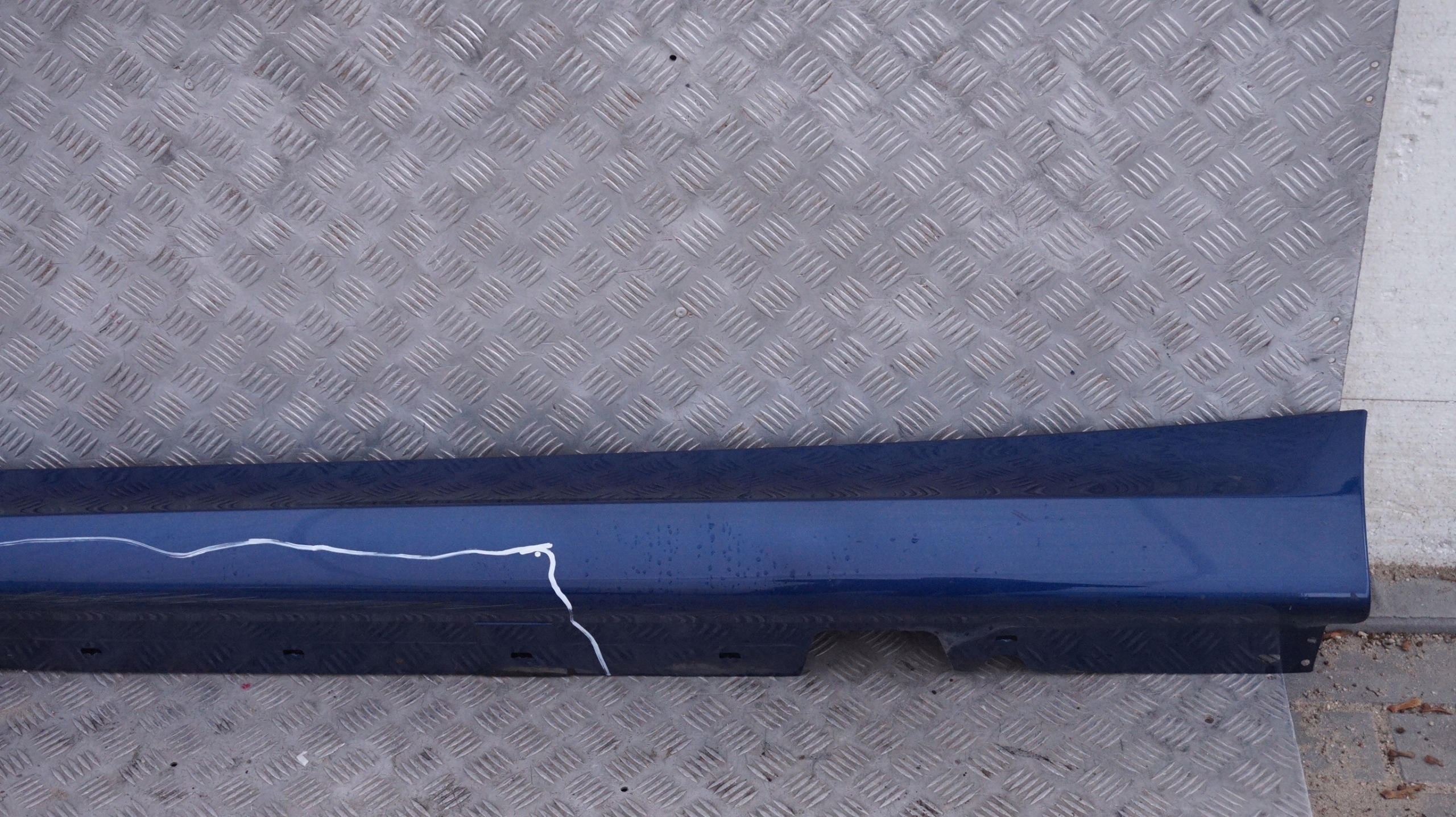 BMW 3 E90 E91 M De Sport Bas de Porte Couverture Seuil a Gauche le Mans Bleu -