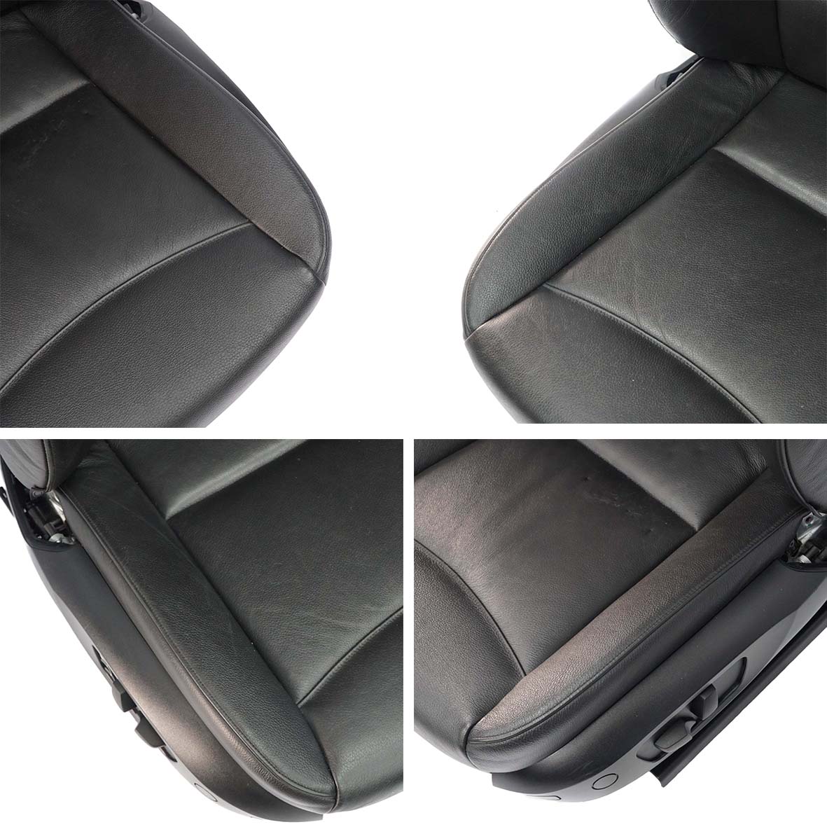 BMW 3 Series E90 Black Leather Interior Seats with Door Cards Memory Electric