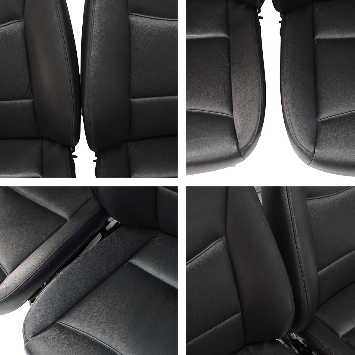 BMW 3 Series E90 Black Leather Interior Seats with Door Cards Memory Electric