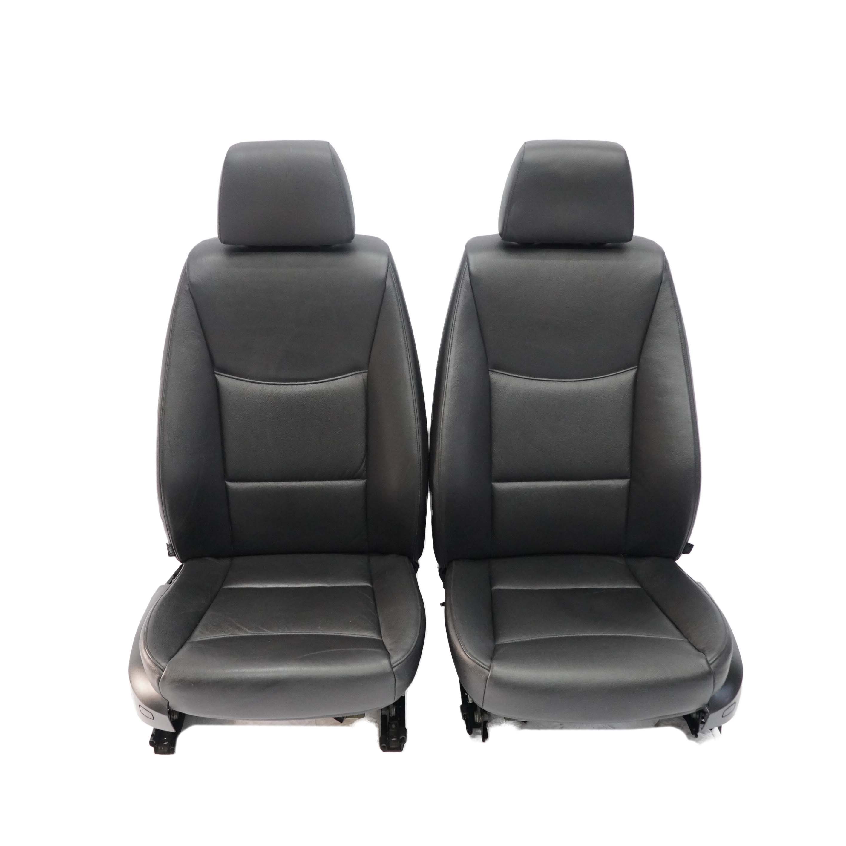 BMW 3 Series E90 Black Leather Interior Seats with Door Cards Memory Electric